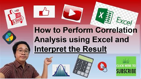 How to perform correlation analysis in excel