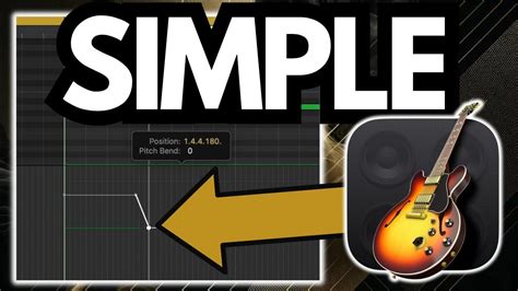 How to pitch bend in garageband