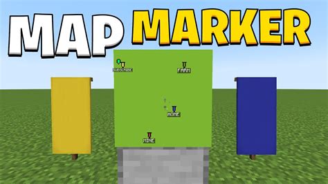 How to place a marker in minecraft