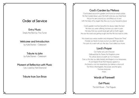 How to plan a funeral order of service.  I put this guide The order of service fo...