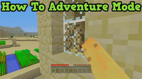 How to play adventure mode in minecraft