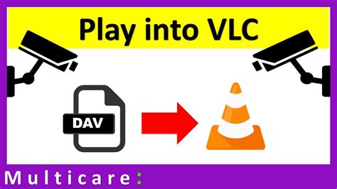 How to play dav file in vlc