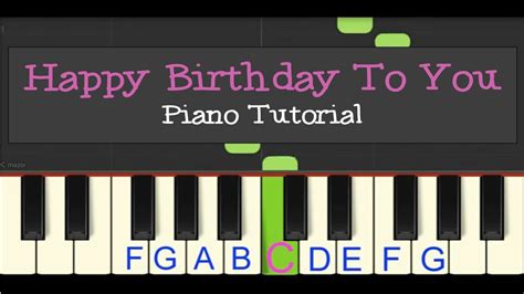 How to play on piano happy birthday. Oct 19, 2023 ... What role does music play in your birthday celebrations, and do you have other favorite piano pieces that hold a special place in your heart? 