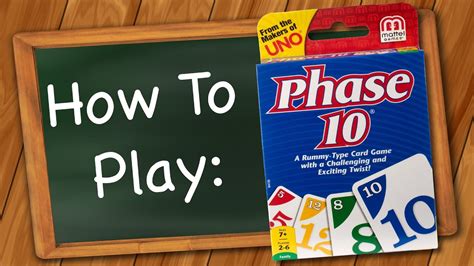 How to play phase 10 card game. Phase 10, America's popular card game! From the creators of UNO, here it comes, Phase 10! Another fun card game where you must complete 10 different objectives and empty your card deck before your opponent. Get 2 sets of 3 matching cards, 7 cards of the same color, a straight of 7 and many more variations. Enjoy Phase 10 online! 