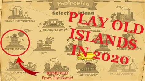 How to play the old poptropica islands. Encounter peculiar creatures native to fabled lands and uncover centuries old secrets. Piece together subtle hints and information while searching for clues to aid your expedition. Upon completing each island, your efforts are rewarded with a medallion certifying your achievements. Collect the entire set to become Poptropica’s top adventurer! 