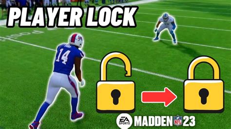 How to player lock madden 23. Man coverage may seem simple to get better at but to play man you need to learn how to shade. As you see above, there are 4 different shades you can utilize in coverage: overtop, inside, outside, and underneath. For zone, I rarely ever shade unless it’s “underneath”. Say if you want your cloud flat to play an underneath flat, you would ... 