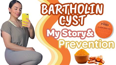 How to pop a bartholin cyst yourself. Symptoms of a Bartholin's cyst. You may feel a soft, painless lump. This does not usually cause any problems. But if the cyst grows very large, it can become noticeable and uncomfortable. You may feel pain in the skin surrounding the vagina (vulva) when you walk, sit down or have sex. The cyst can sometimes affect the outer pair of lips ... 