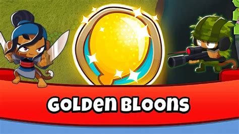 The Golden Bloon is a Bloon type that returned in Bloons TD 6, added in the 24.0 update. Like its BTD5 Mobile counterpart, popping it gives rewards, but unlike the former, it only rewards Monkey Money. Maps where the Golden Bloon will spawn will have an icon of a Golden Bloon levitating up and down on the … See more. 