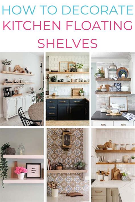 How to position 3 floating shelves