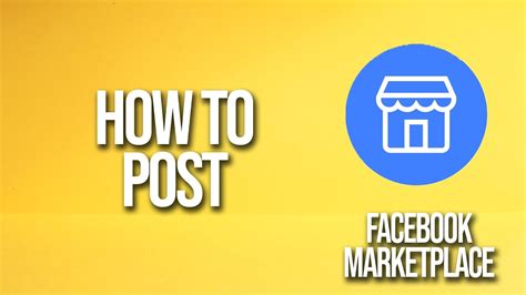 How to post on facebook marketplace. 