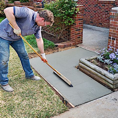 How to pour concrete. In this video, This Old House mason Mark McCullough helps a homeowner repave her concrete driveway to make it safer and increase curb appeal.SUBSCRIBE to Thi... 