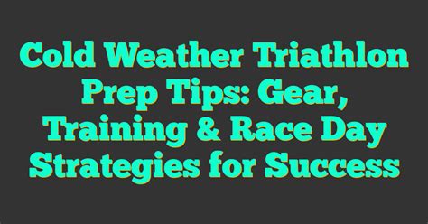 How to prep for a race day