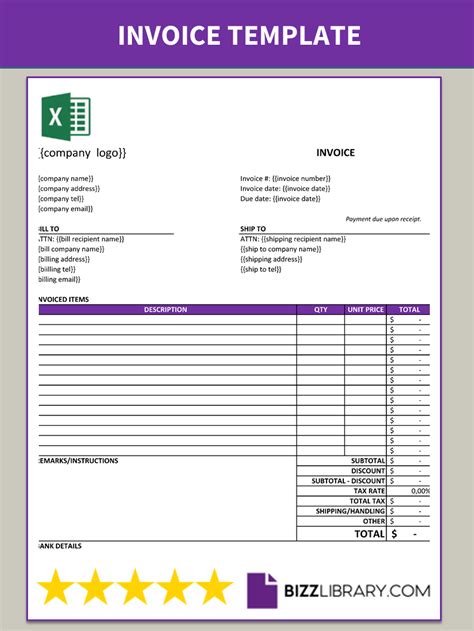 How to prepare invoice in excel