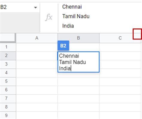 How to press enter in cell in Google sheets Go to next line in sheet