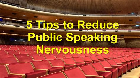 How to prevent nervousness in public speaking