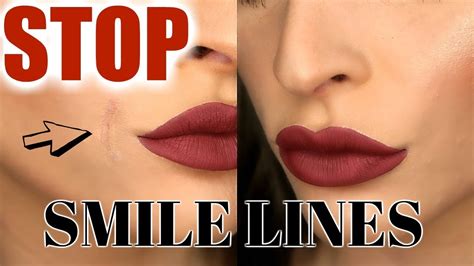 How to prevent smile lines in foundation