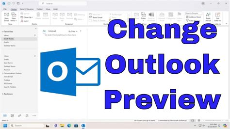 How to preview an email in outlook
