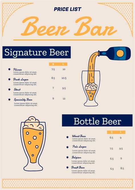 How to price beer in a bar