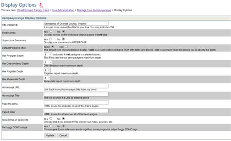 How to print a report from a WorldConnect tree - RootsWeb