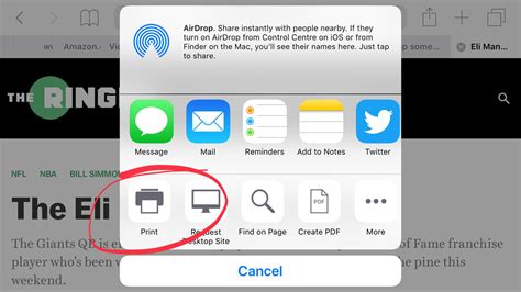 How to print from your iPad