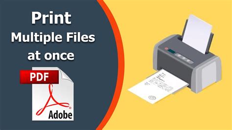 How to print multiple pdfs at once. How To Print Multiple PDF File Without Open 