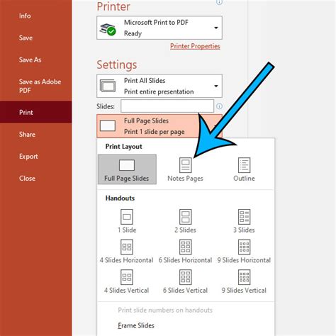 How to print notes in powerpoint mac