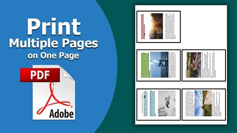 How to print one pdf page multiple times.  The software I'm using is Adobe Acrobat Reade...