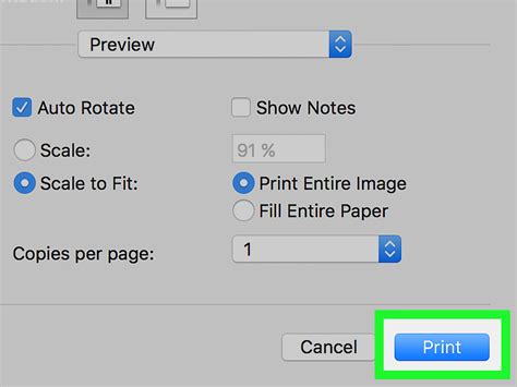 How to print photos in mac
