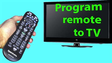 How to program a spectrum remote to my tv. To program your Spectrum remote to your TV without the code, follow these steps: 1. Press and hold the Menu and OK buttons on your Spectrum remote simultaneously. 2. Keep holding them until the input button blinks twice. 3. Enter the manufacturer's code provided in your remote manual, if available. 4. If the code is not available, try ... 