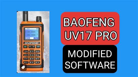 How to program baofeng uv 17 pro. Modified CPS software RT Systems BAO-UV1...