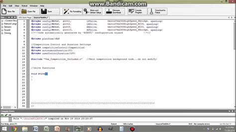How to program in robotc