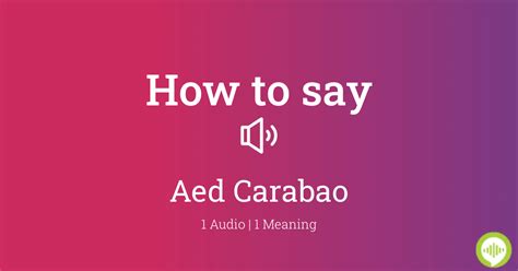 How to pronounce Áed HowToPronounce.com