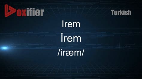 How to pronounce İrem Sak in Turkish HowToPronounce.com