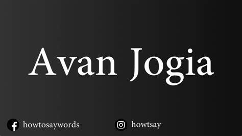 How to pronounce Avan jogia HowToPronounce.com