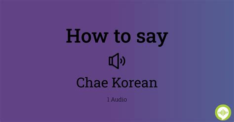 How to pronounce Chapchae HowToPronounce.com