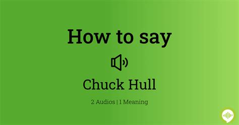 How to pronounce Charles Hull HowToPronounce.com