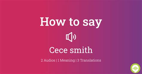 How to pronounce Chree Smith HowToPronounce.com