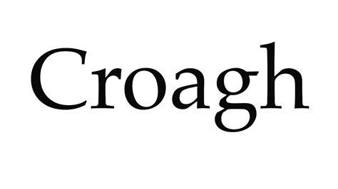 How to pronounce Croagh Patrick HowToPronounce.com