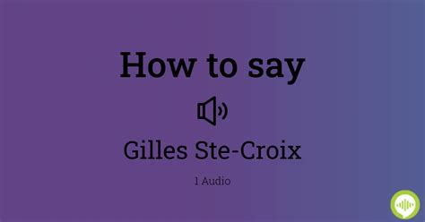 How to pronounce GIles in French HowToPronounce.com