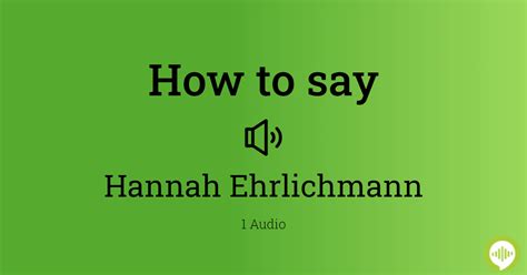 How to pronounce Hannow HowToPronounce.com