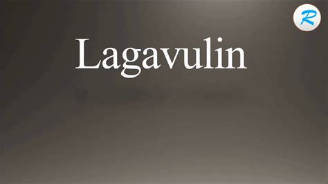 How to pronounce Lagavulin HowToPronounce.com