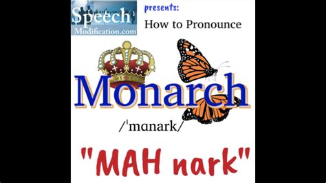 How to pronounce MONARCH in British English - YouTube