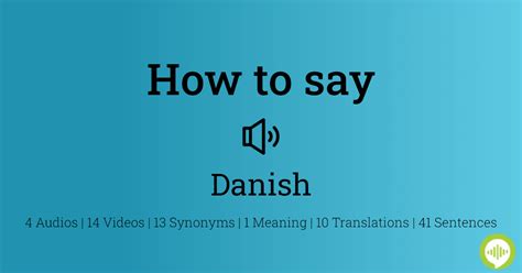 How to pronounce Marcy in Danish HowToPronounce.com