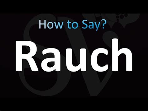 How to pronounce RUACH - Definitions.net