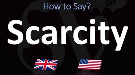 How to pronounce SCARCITY in British English - YouTube