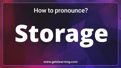 How to pronounce Storage shed HowToPronounce.com