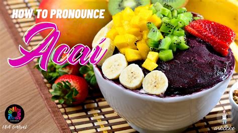 How to pronounce acaí. Things To Know About How to pronounce acaí. 