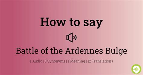 How to pronounce ardennes HowToPronounce.com