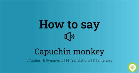 How to pronounce capuchin friar HowToPronounce.com