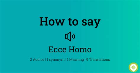 How to pronounce ecce HowToPronounce.com